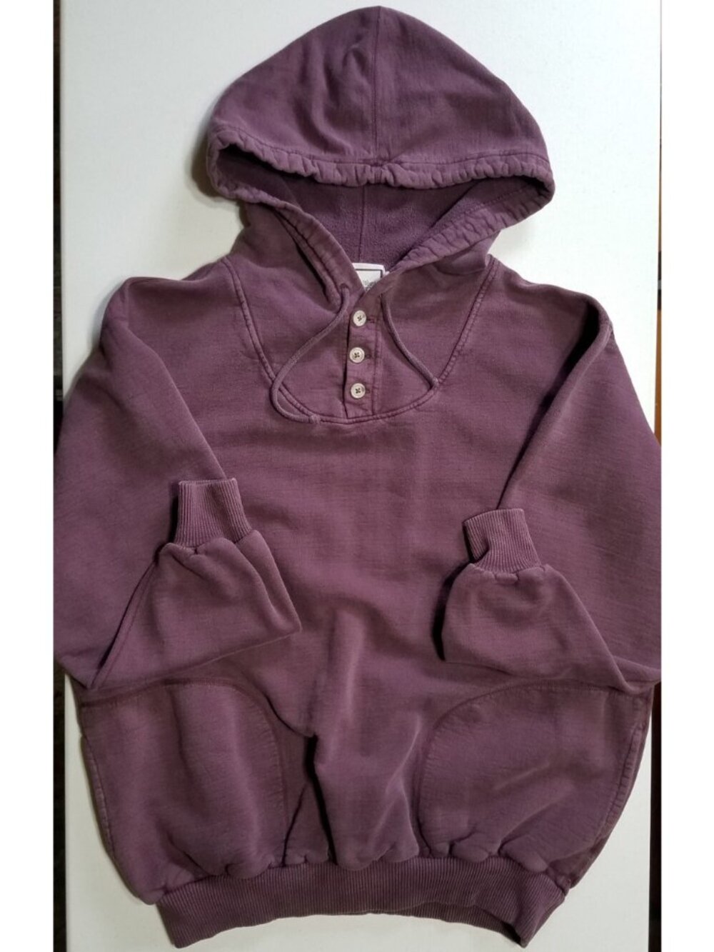 Cabela's Vintage Canada Made Purple Hoodie Hooded Sweatshirt Outdoor Women's M